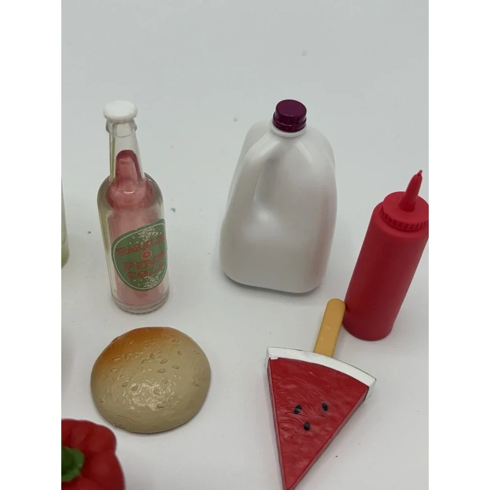 Miscellaneous Lot Doll Food Toy Accessories 29pcs For Small Dolls